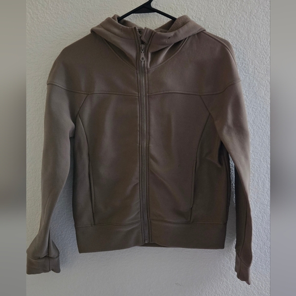Sweaters - Brown Zip-Up Hoodie Sz Xs